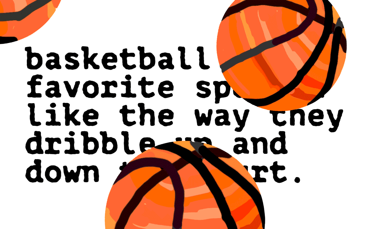 Basketball might or might not be my favorite sport...